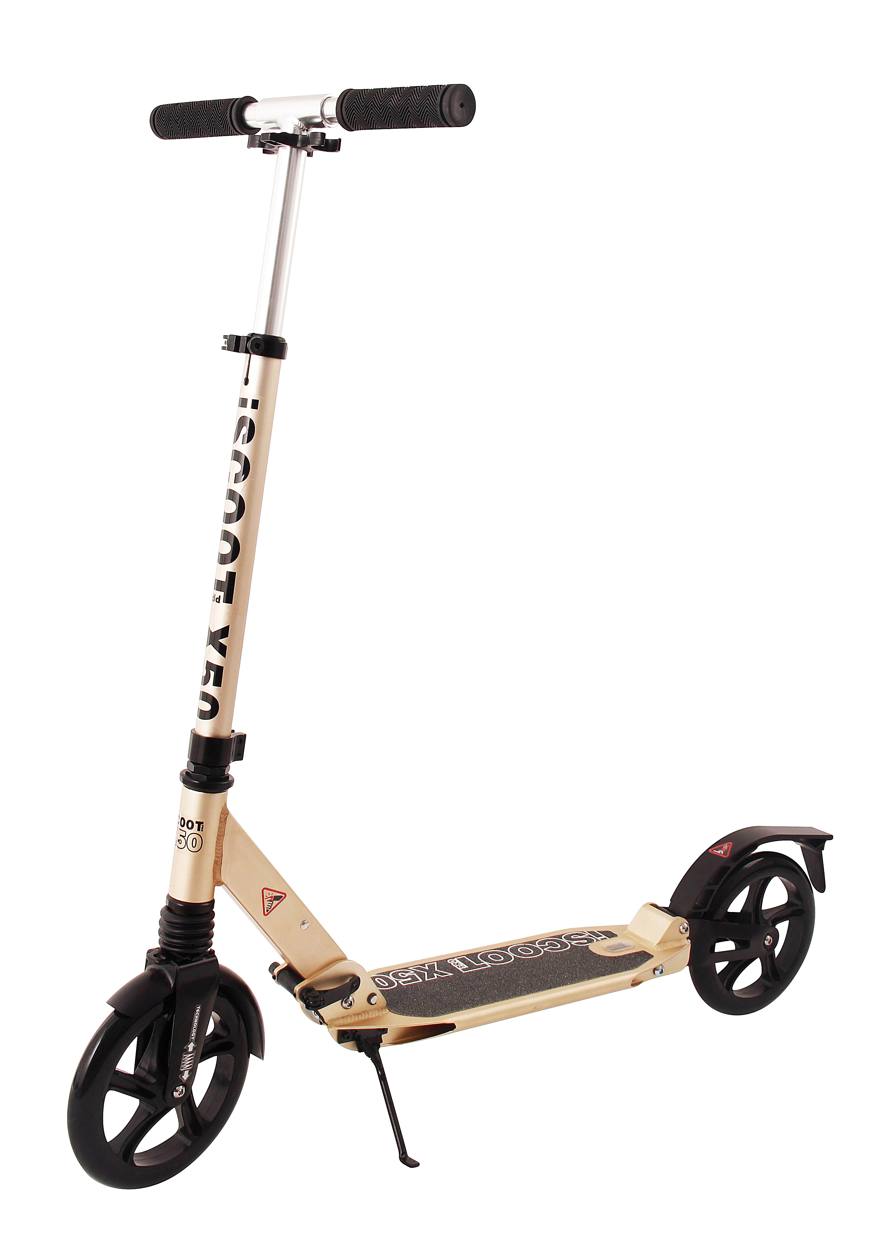 Adult iScoot X50 City Suspension Push Kick Scooter Folding Large 200mm